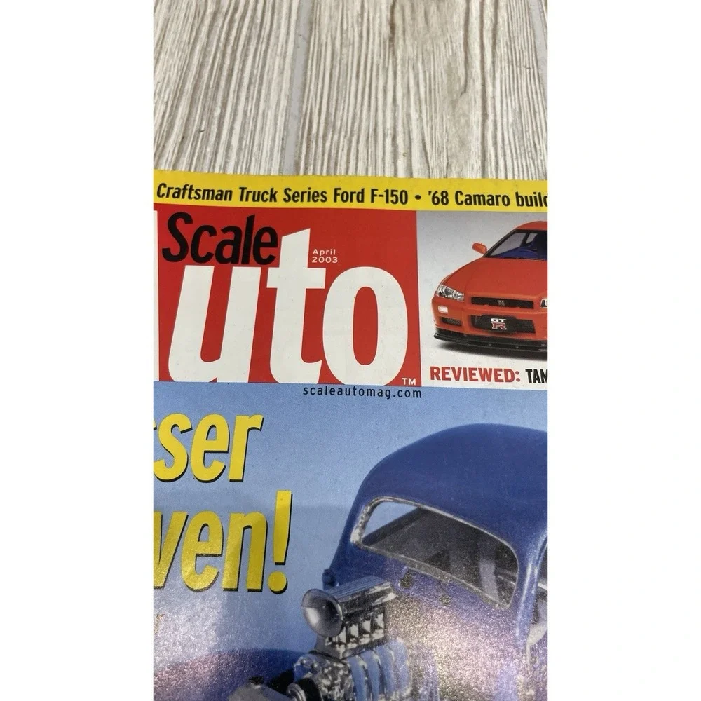 Scale Auto Magazine April 2003 Model Car Enthusiast D Type Jaguar Nissan Skyline